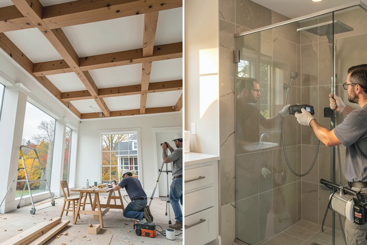 Porch Steps Construction in Roy, Pierce County, WA - Measure the porch height and plan the rise and run