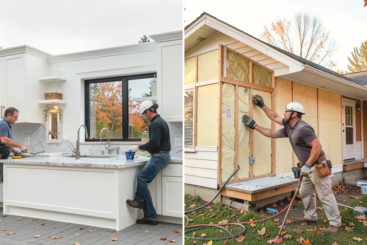 Porch Steps Construction in Ruston, Pierce County, WA - Measure the porch height and plan the rise and run