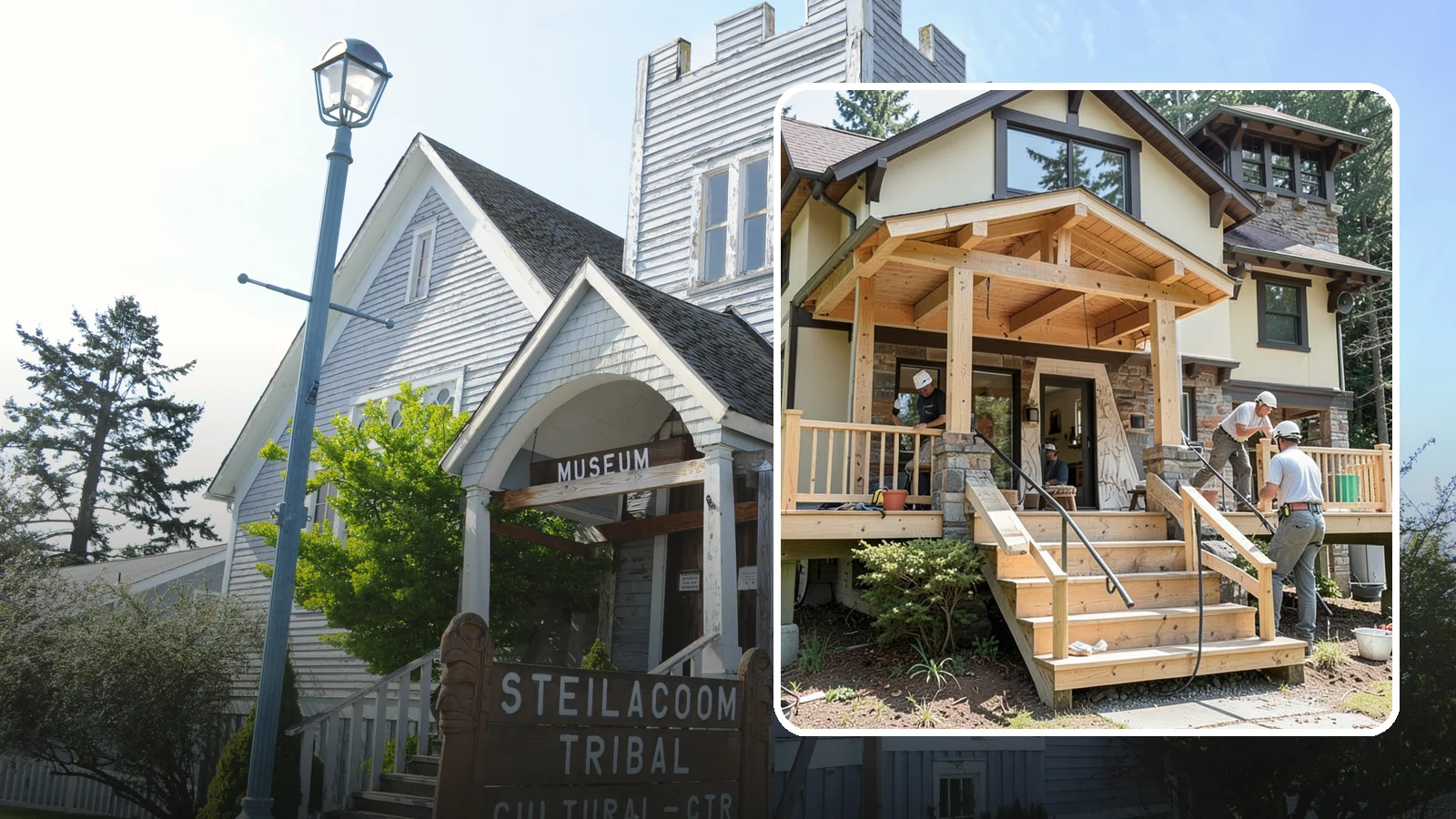 Porch Steps Construction in Steilacoom, Pierce County, WA - Constructing sturdy porch steps that safely connect your porch to the yard and match your home's style.