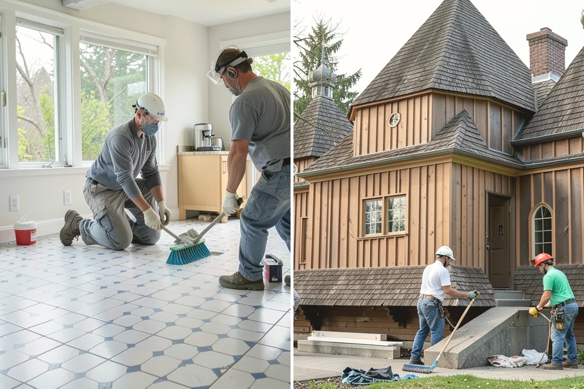 Porch Steps Construction in Steilacoom, Pierce County, WA - Measure the porch height and plan the rise and run