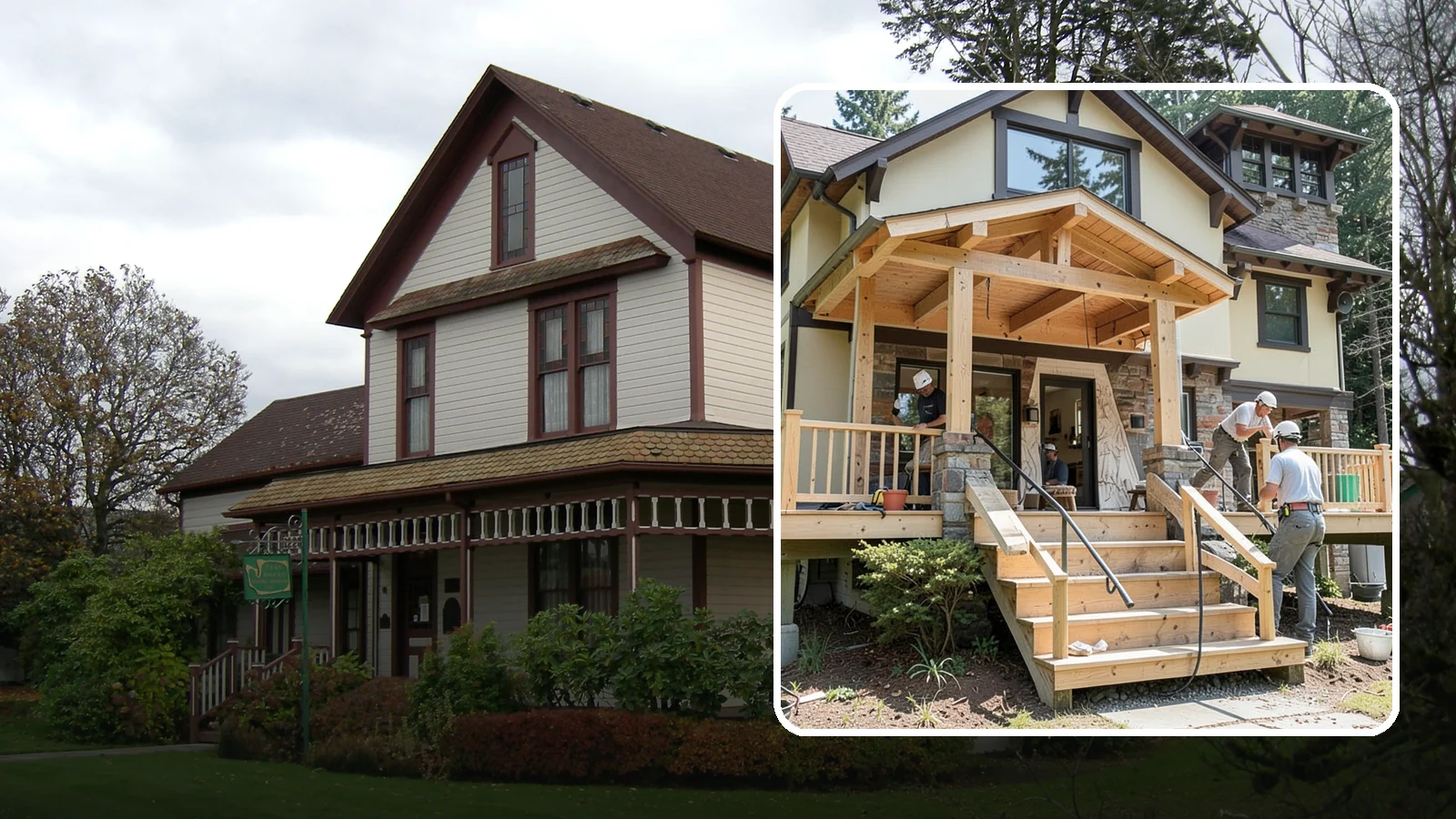 Porch Steps Construction in Sumner, Pierce County, WA - Constructing sturdy porch steps that safely connect your porch to the yard and match your home's style.