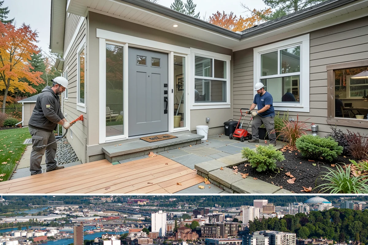 Porch Steps Construction in Tacoma, Pierce County, WA - Dry, mild conditions are best for footings and finishing, so late spring through early fall is ideal.