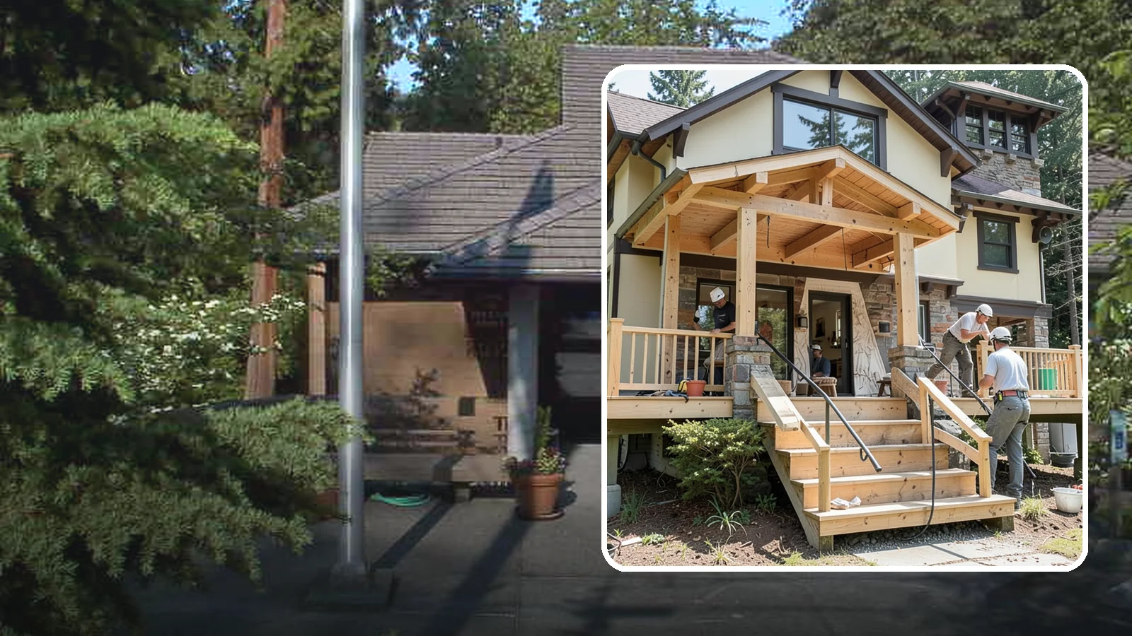 Porch Steps Construction in Yarrow Point, King County, WA - Constructing sturdy porch steps that safely connect your porch to the yard and match your home's style.