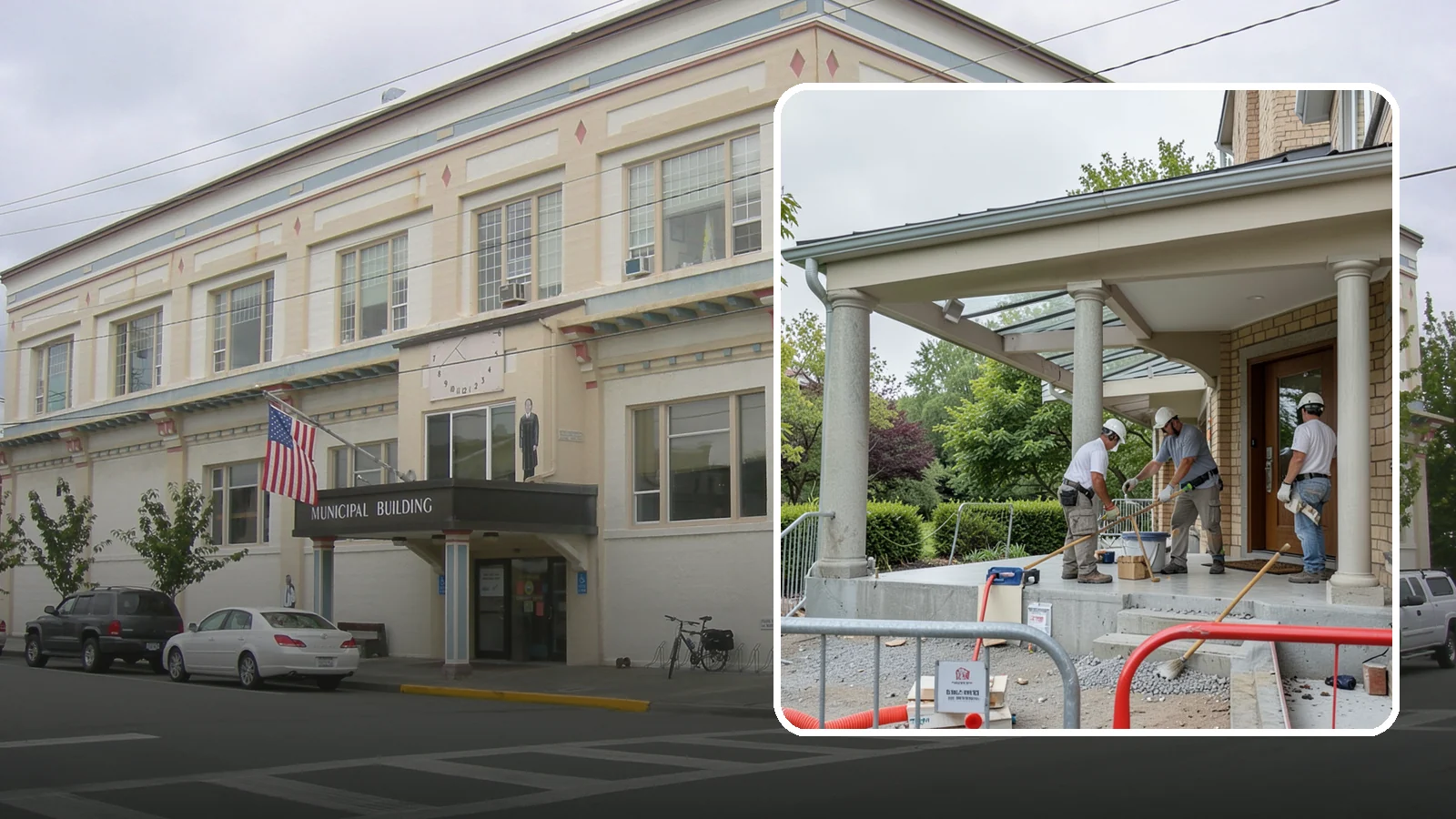 Portico Construction in Anacortes, Skagit County, WA - A portico adds a covered, columned entry structure that shelters your front door and elevates curb appeal.