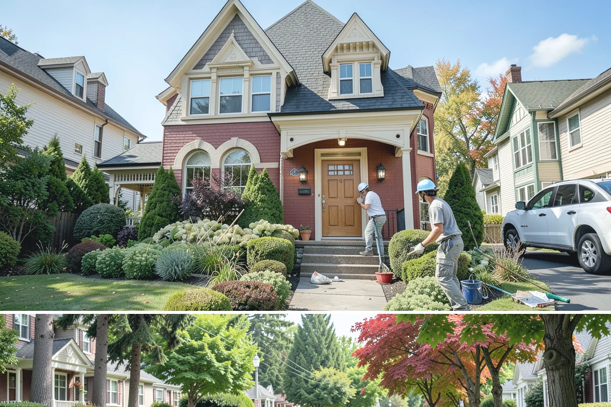 Portico Construction in Beaux Arts Village, King County, WA - Setting footings and framing the roof are best done in dry weather so connections seal properly.