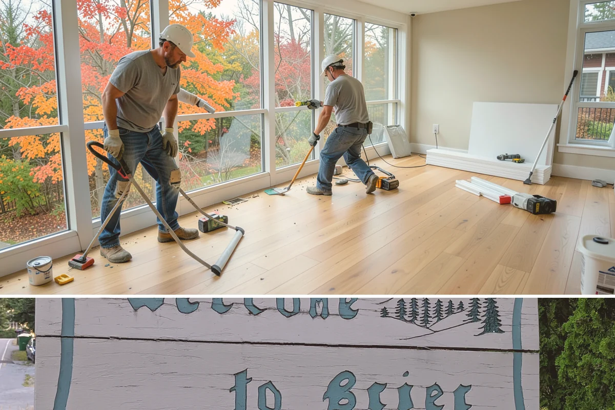 Portico Construction in Brier, Snohomish County, WA - Setting footings and framing the roof are best done in dry weather so connections seal properly.