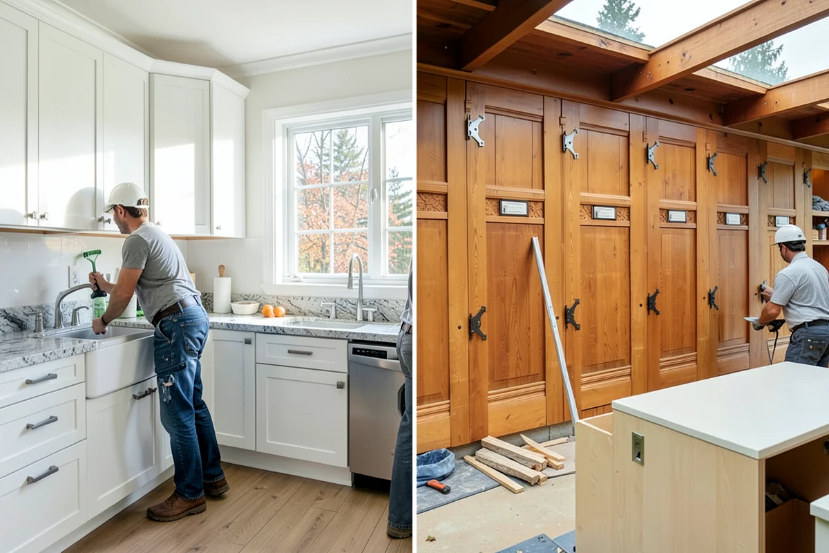 Portico Construction in Concrete, Skagit County, WA - Design the portico to match your facade