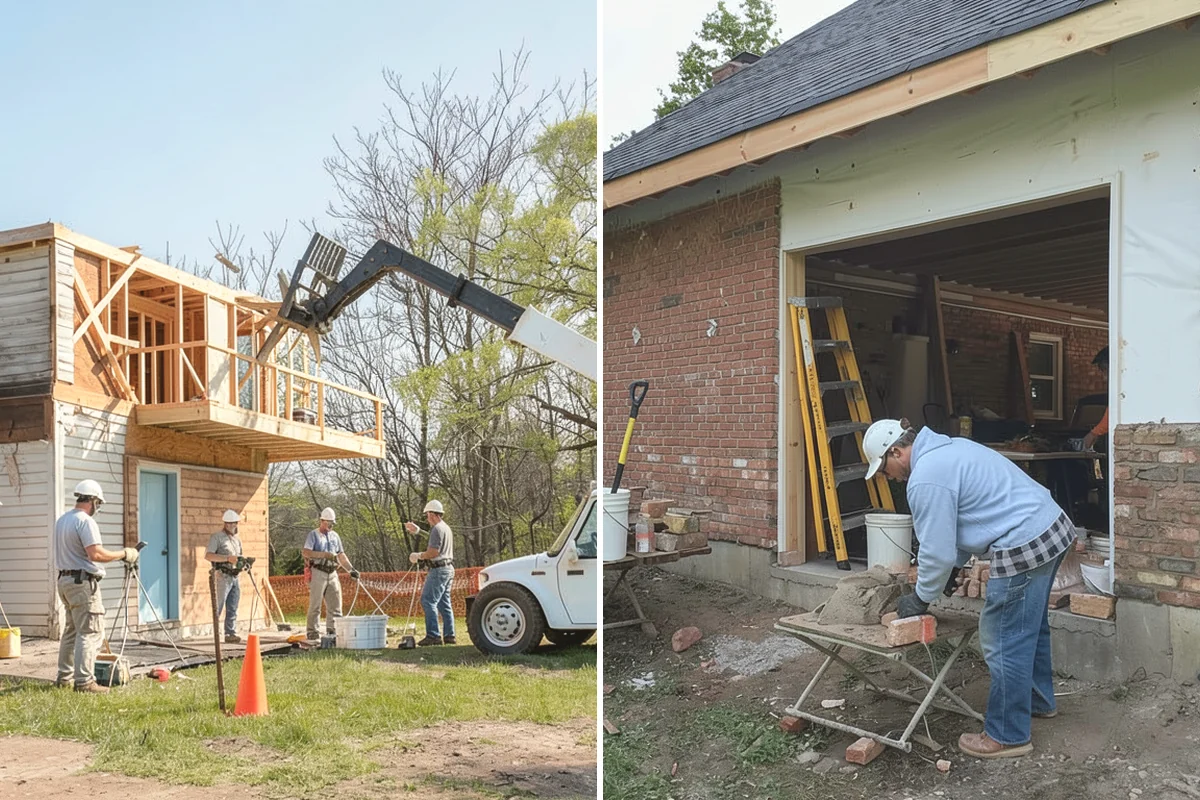 Portico Construction in Covington, King County, WA - Design the portico to match your facade