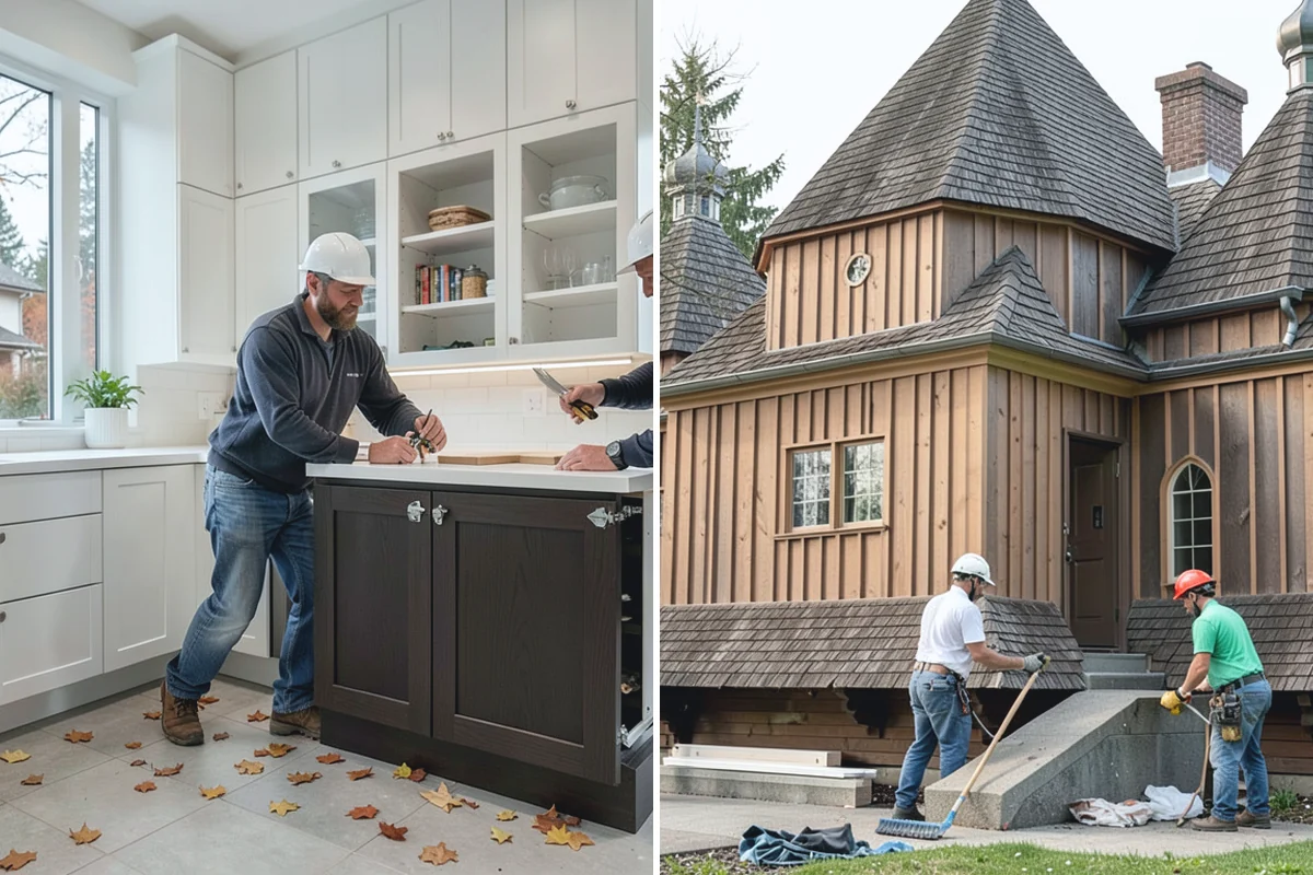 Portico Construction in Des Moines, King County, WA - Design the portico to match your facade