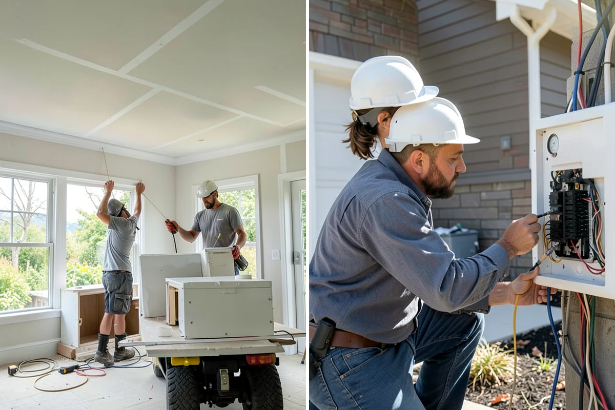 Portico Construction in DuPont, Pierce County, WA - Design the portico to match your facade