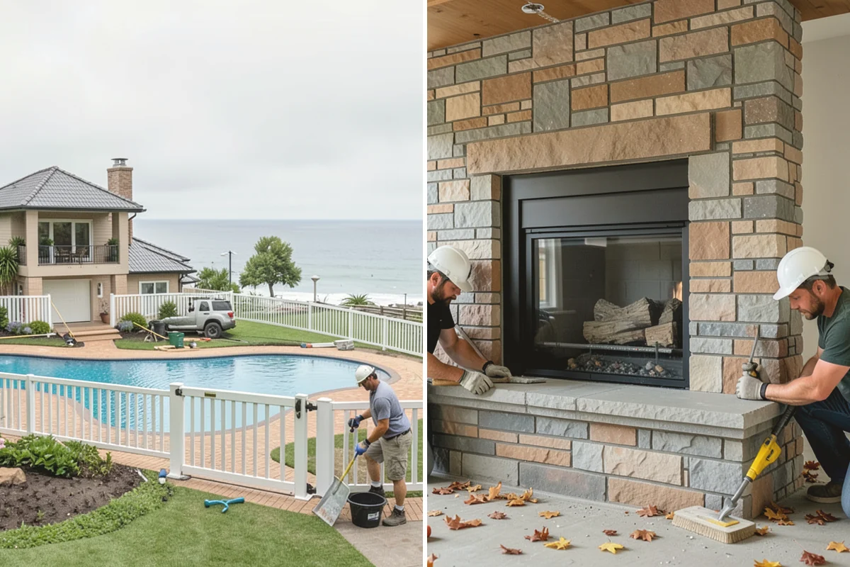 Portico Construction in Duvall, King County, WA - Design the portico to match your facade
