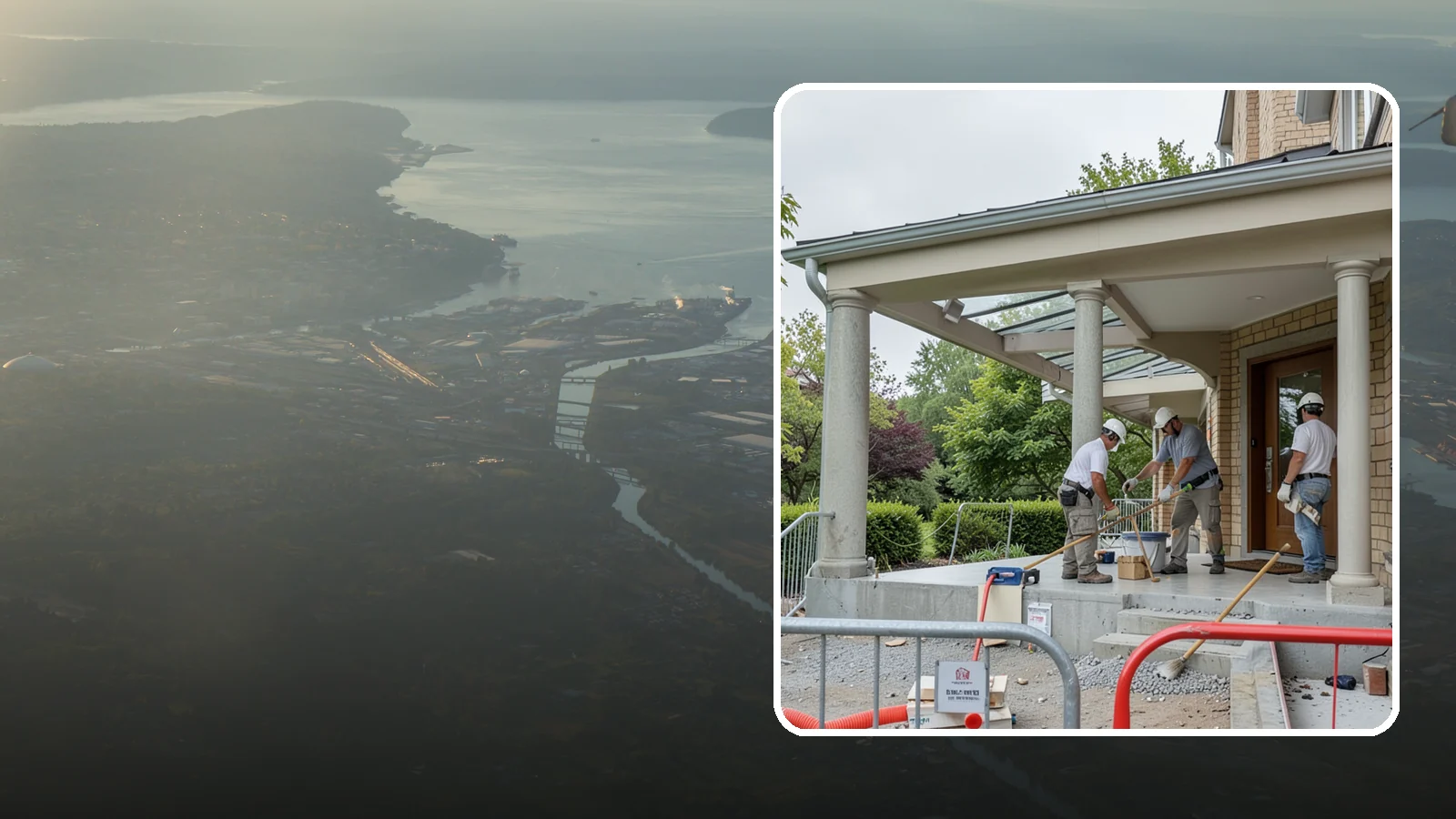 Portico Construction in Fife, Pierce County, WA - A portico adds a covered, columned entry structure that shelters your front door and elevates curb appeal.