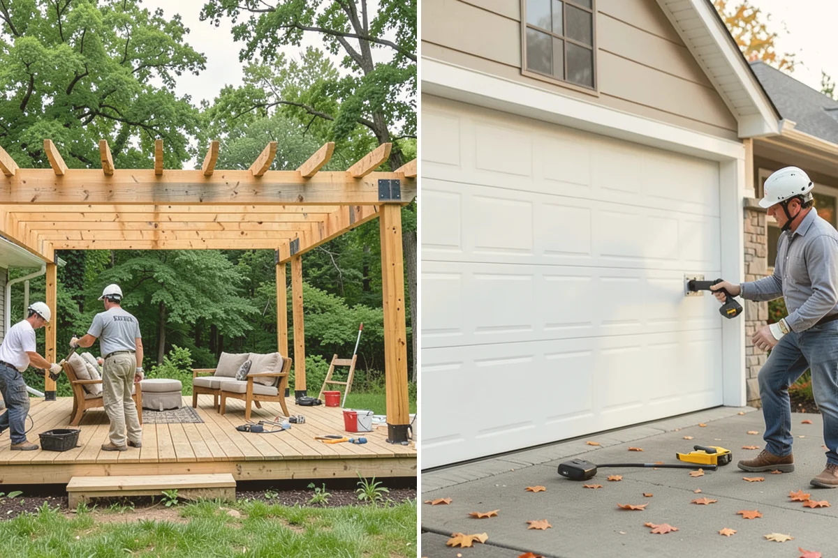 Portico Construction in Langley, Island County, WA - Design the portico to match your facade
