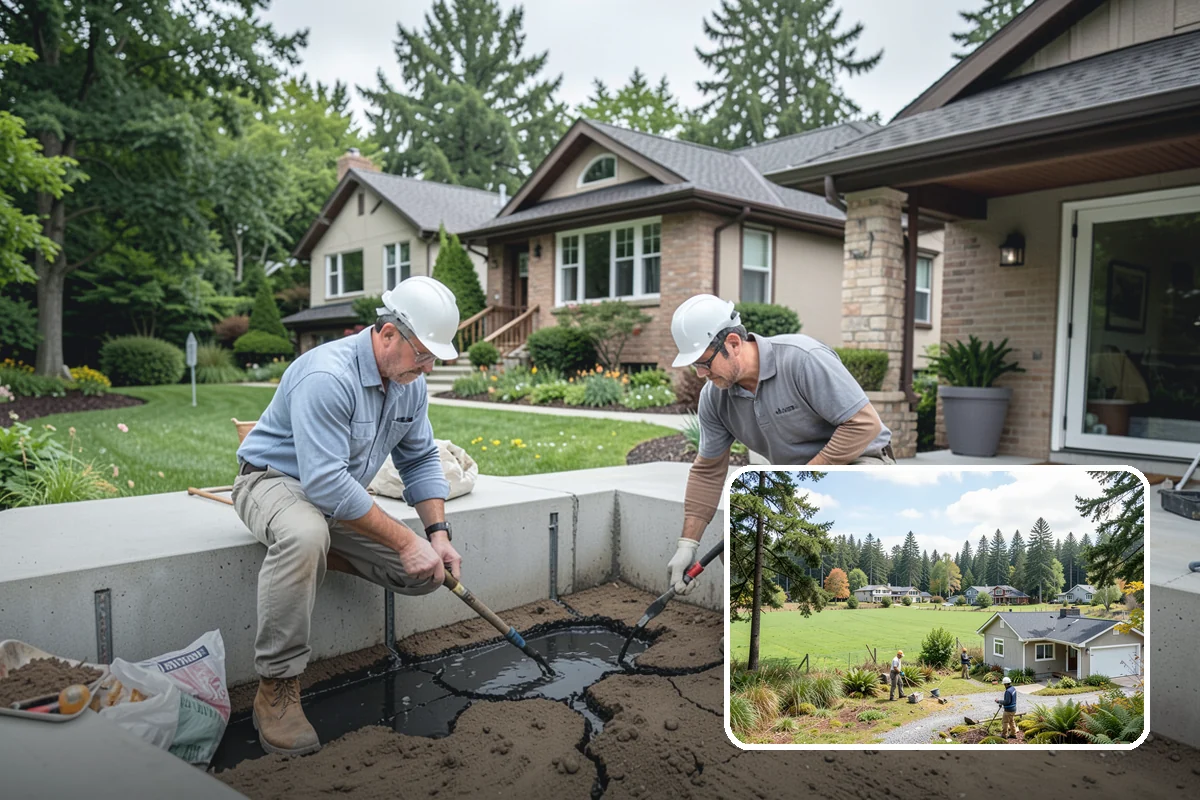 Portico Construction in Lyman, Skagit County, WA - Shelters the entry from rain