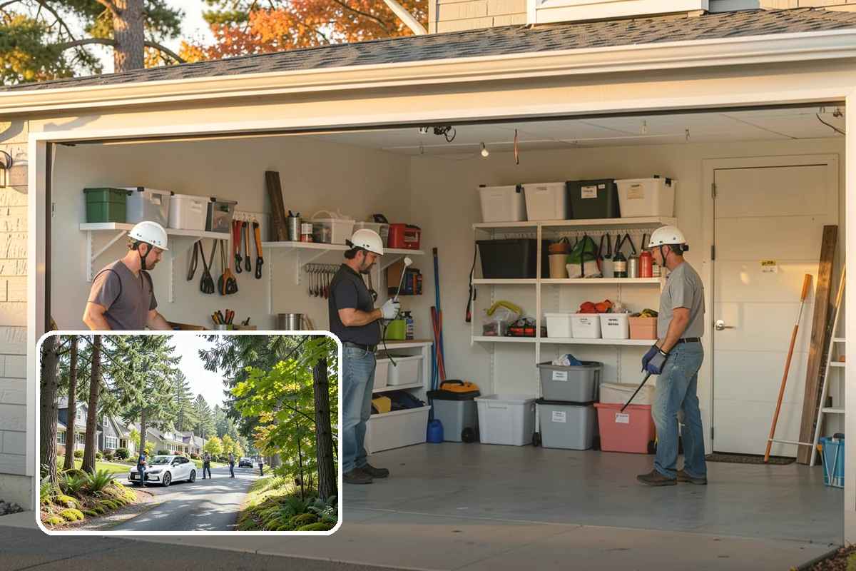 Portico Construction in Normandy Park, King County, WA - Shelters the entry from rain