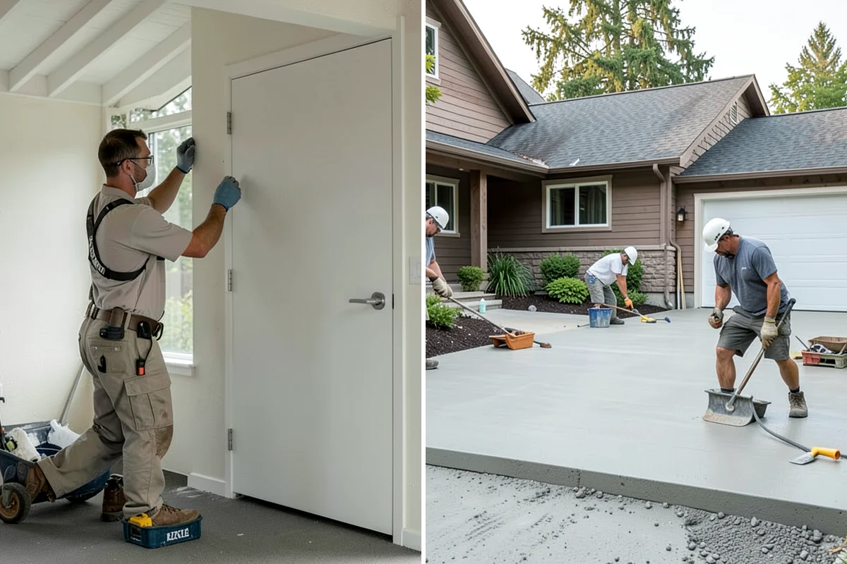 Portico Construction in Puyallup, Pierce County, WA - Design the portico to match your facade