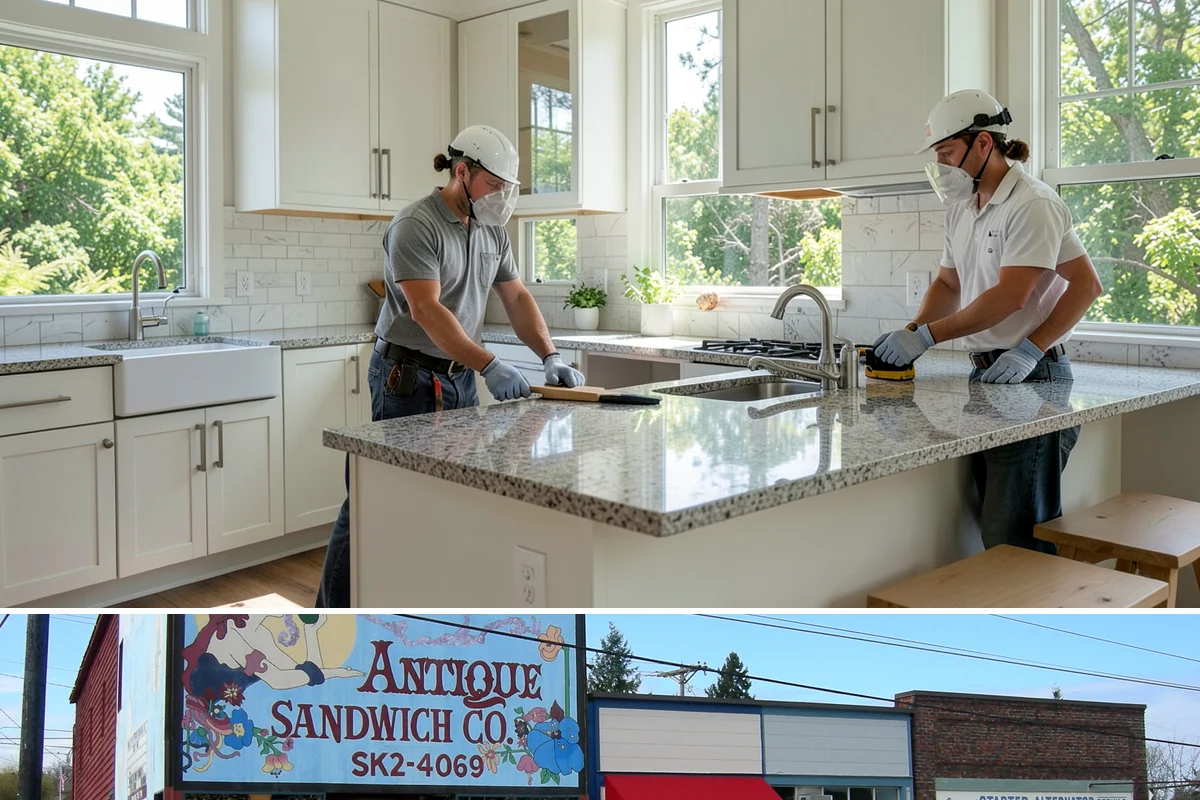 Portico Construction in Ruston, Pierce County, WA - Setting footings and framing the roof are best done in dry weather so connections seal properly.