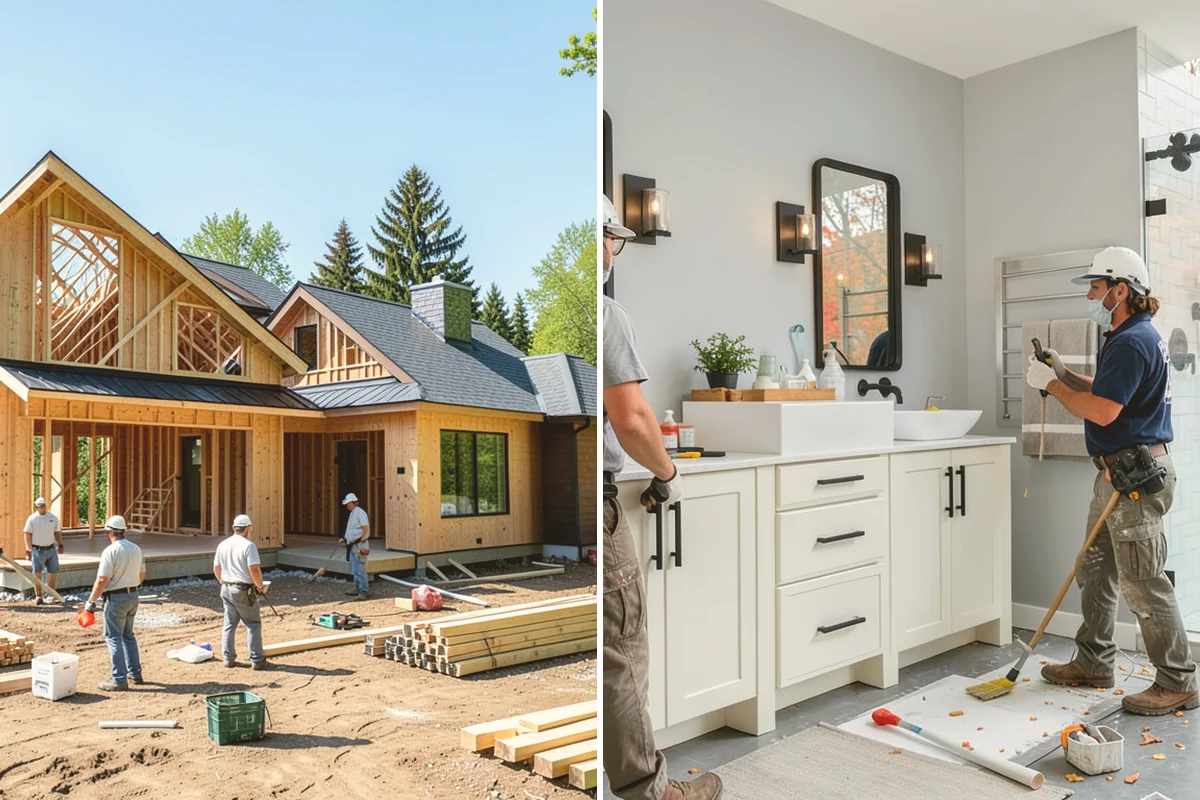 Portico Construction in Sammamish, King County, WA - Design the portico to match your facade