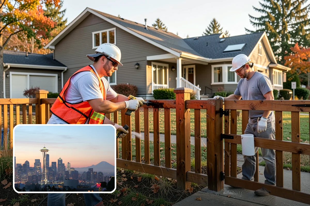 Portico Construction in Seattle, King County, WA - Shelters the entry from rain