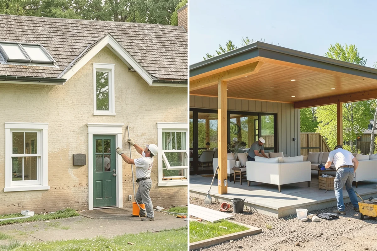 Portico Construction in Snohomish, Snohomish County, WA - Design the portico to match your facade