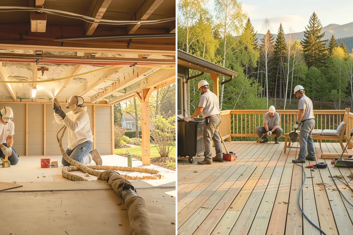 Portico Construction in Stanwood, Snohomish County, WA - Design the portico to match your facade