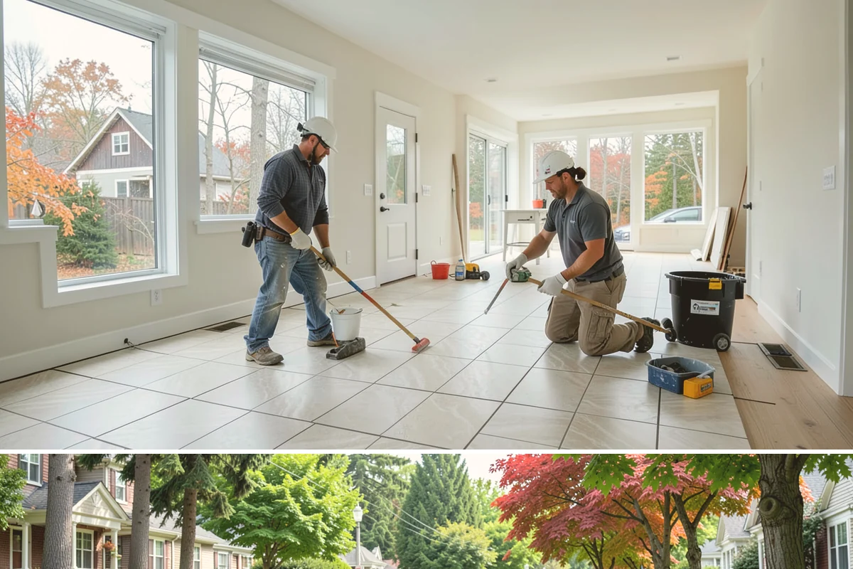 Post and Beam Framing in Beaux Arts Village, King County, WA - Milled timbers are best set during drier stretches to control moisture and finishing, though we can stage delivery to protect...