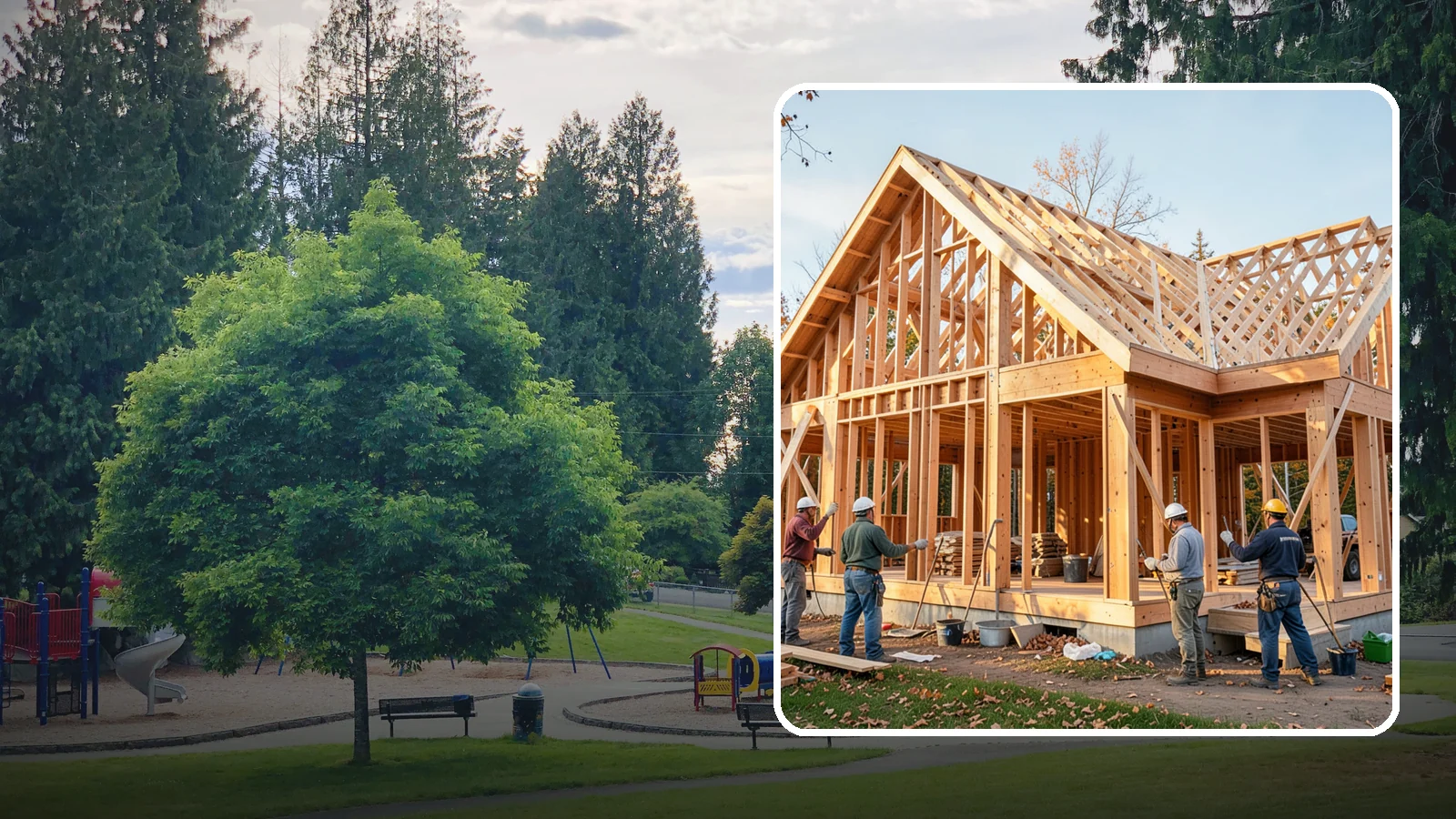 Post and Beam Framing in Bonney Lake, Pierce County, WA - We craft exposed post-and-beam and timber frames that carry real loads and show off the wood as a finished feature.