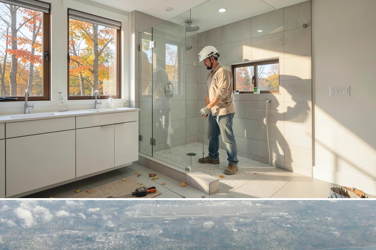 Post and Beam Framing in Burien, King County, WA - Milled timbers are best set during drier stretches to control moisture and finishing, though we can stage delivery to protect...