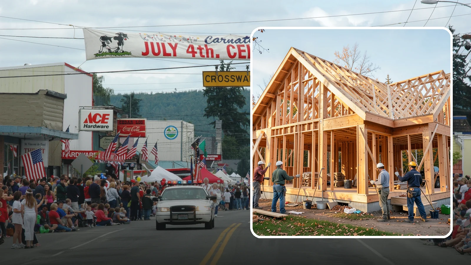 Post and Beam Framing in Carnation, King County, WA - We craft exposed post-and-beam and timber frames that carry real loads and show off the wood as a finished feature.