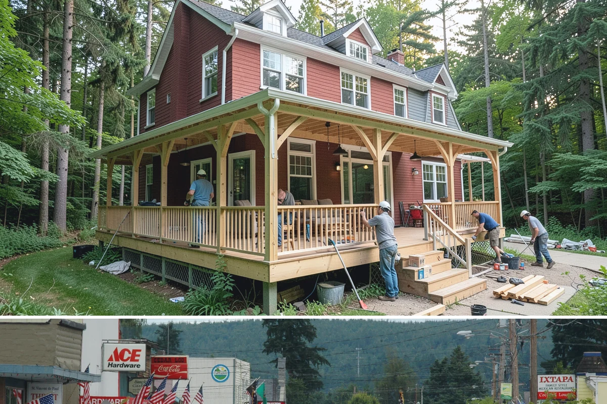 Post and Beam Framing in Carnation, King County, WA - Milled timbers are best set during drier stretches to control moisture and finishing, though we can stage delivery to protect...