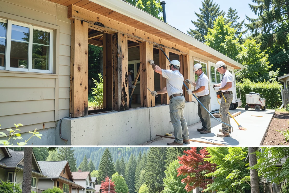 Post and Beam Framing in Darrington, Snohomish County, WA - Milled timbers are best set during drier stretches to control moisture and finishing, though we can stage delivery to protect...