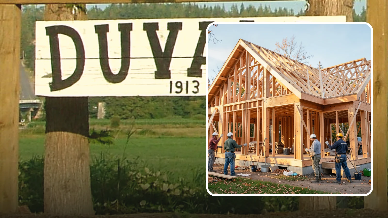Post and Beam Framing in Duvall, King County, WA - We craft exposed post-and-beam and timber frames that carry real loads and show off the wood as a finished feature.