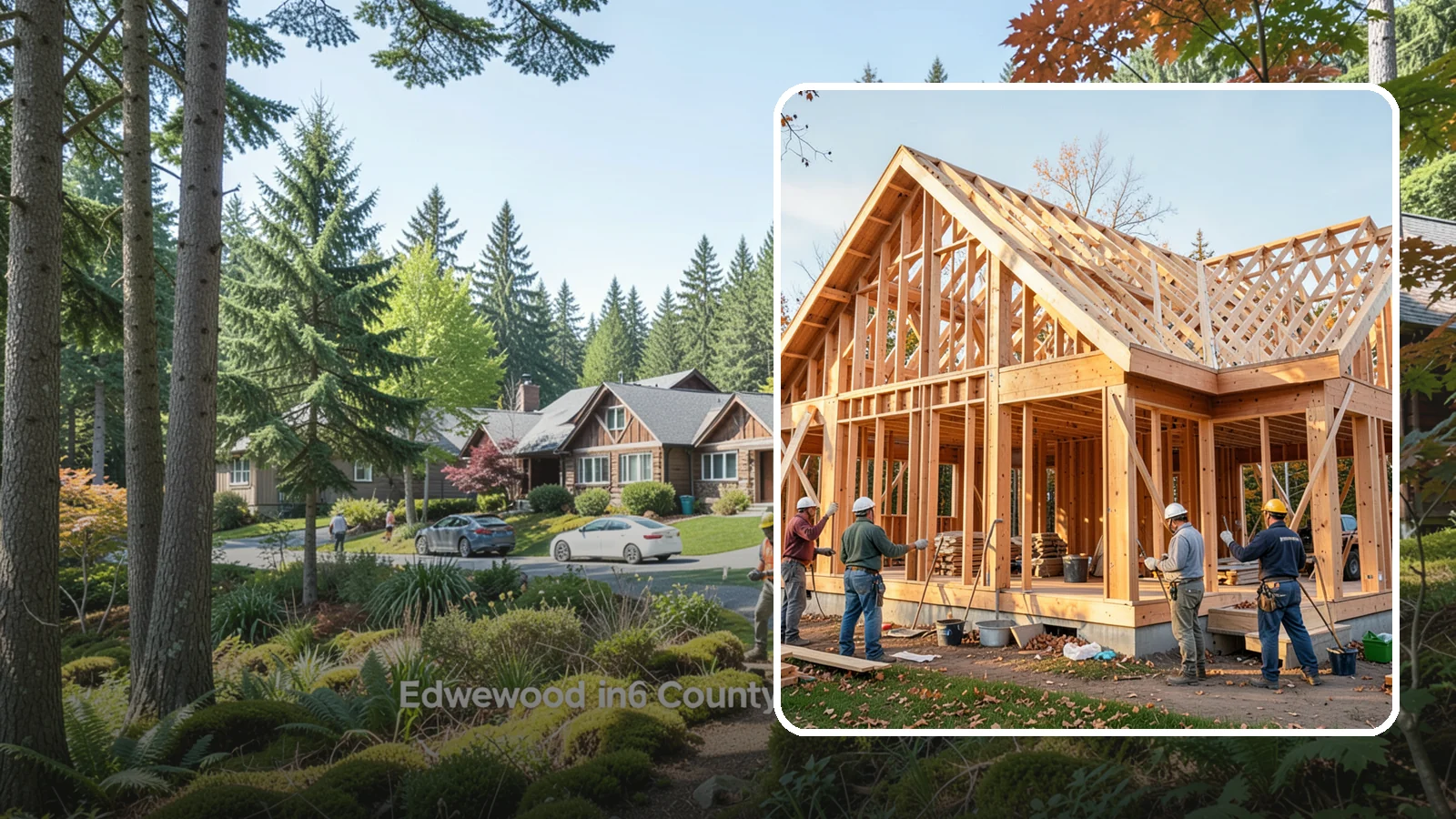 Post and Beam Framing in Edgewood, Pierce County, WA - We craft exposed post-and-beam and timber frames that carry real loads and show off the wood as a finished feature.