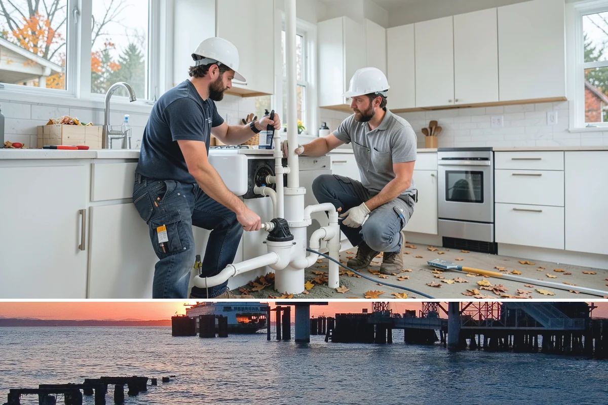 Post and Beam Framing in Edmonds, Snohomish County, WA - Milled timbers are best set during drier stretches to control moisture and finishing, though we can stage delivery to protect...