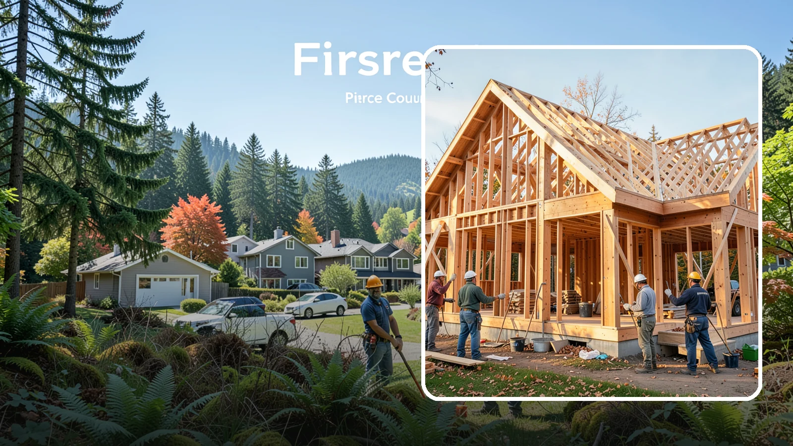 Post and Beam Framing in Fircrest, Pierce County, WA - We craft exposed post-and-beam and timber frames that carry real loads and show off the wood as a finished feature.