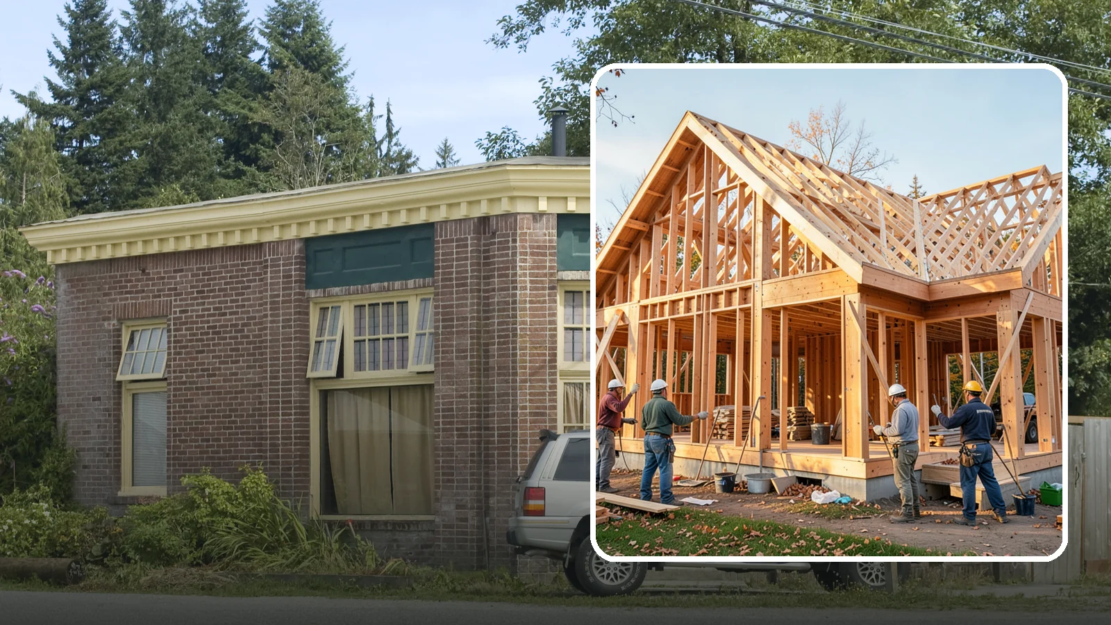 Post and Beam Framing in Hamilton, Skagit County, WA - We craft exposed post-and-beam and timber frames that carry real loads and show off the wood as a finished feature.