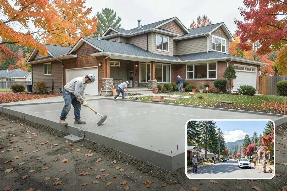 Post and Beam Framing in Hunts Point, King County, WA - Open, column-free spaces created by heavy timber spans