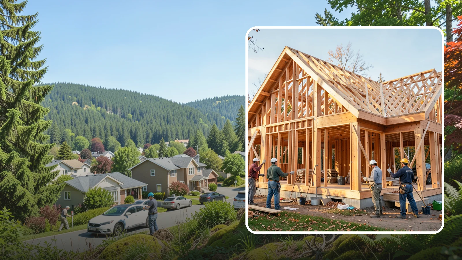 Post and Beam Framing in Index, Snohomish County, WA - We craft exposed post-and-beam and timber frames that carry real loads and show off the wood as a finished feature.