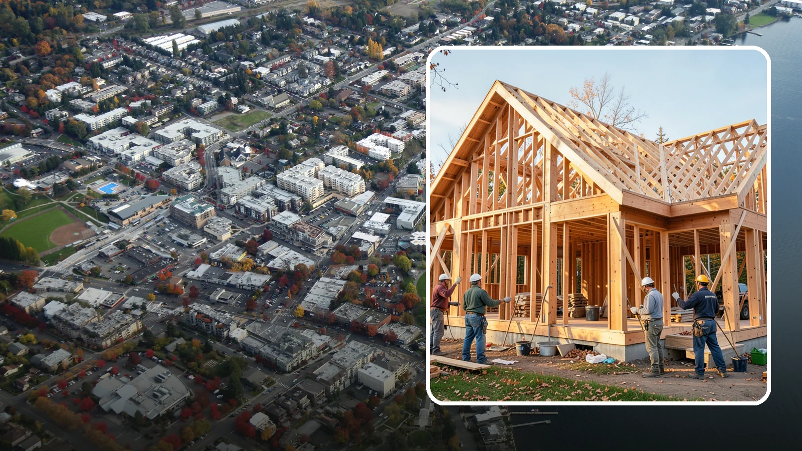 Post and Beam Framing in Kirkland, King County, WA - We craft exposed post-and-beam and timber frames that carry real loads and show off the wood as a finished feature.