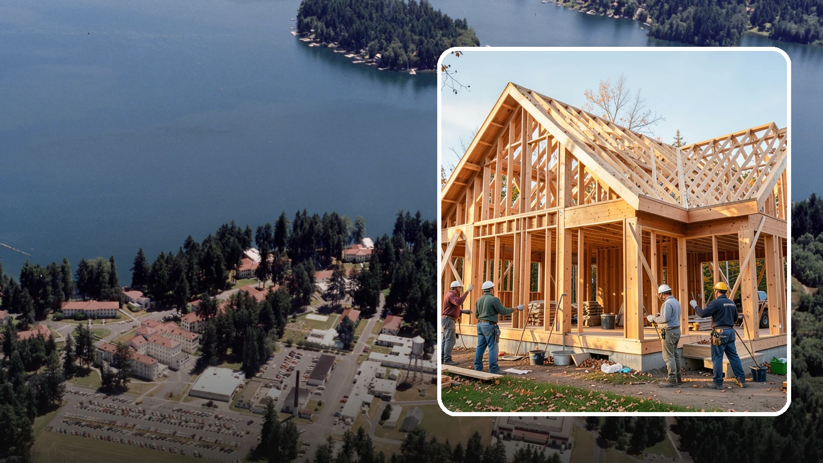 Post and Beam Framing in Lakewood, Pierce County, WA - We craft exposed post-and-beam and timber frames that carry real loads and show off the wood as a finished feature.