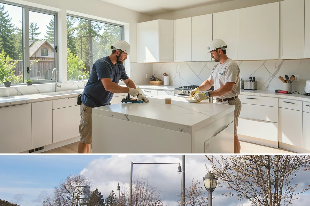 Post and Beam Framing in Marysville, Snohomish County, WA - Milled timbers are best set during drier stretches to control moisture and finishing, though we can stage delivery to protect...