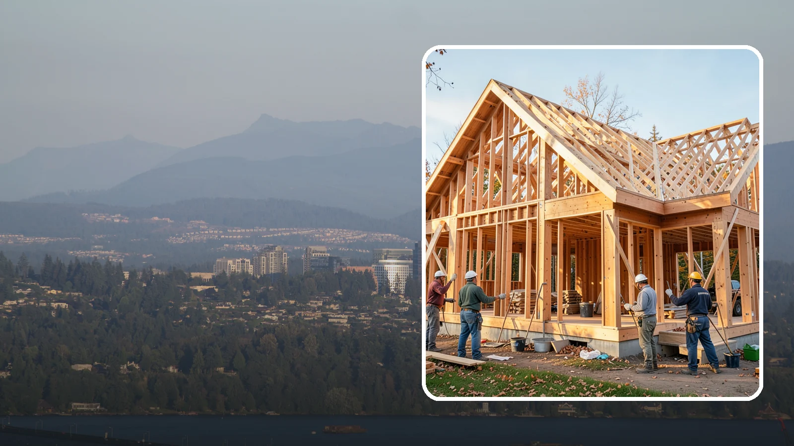 Post and Beam Framing in Medina, King County, WA - We craft exposed post-and-beam and timber frames that carry real loads and show off the wood as a finished feature.