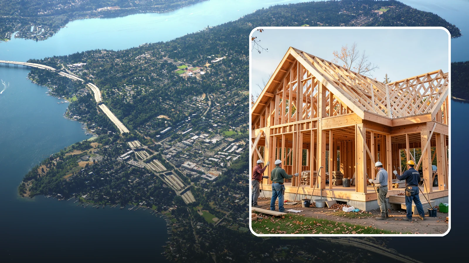 Post and Beam Framing in Mercer Island, King County, WA - We craft exposed post-and-beam and timber frames that carry real loads and show off the wood as a finished feature.