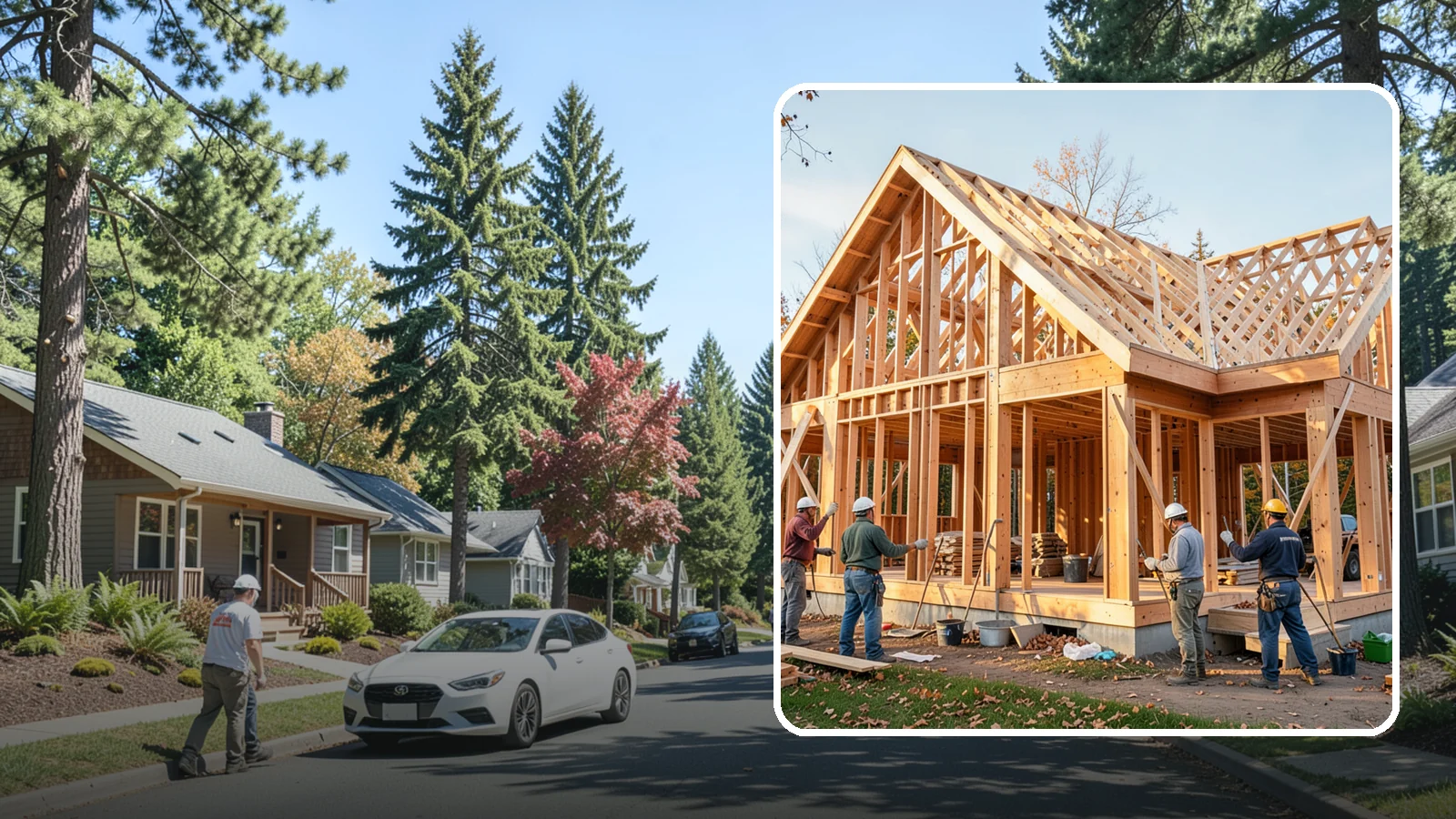 Post and Beam Framing in Orting, Pierce County, WA - We craft exposed post-and-beam and timber frames that carry real loads and show off the wood as a finished feature.