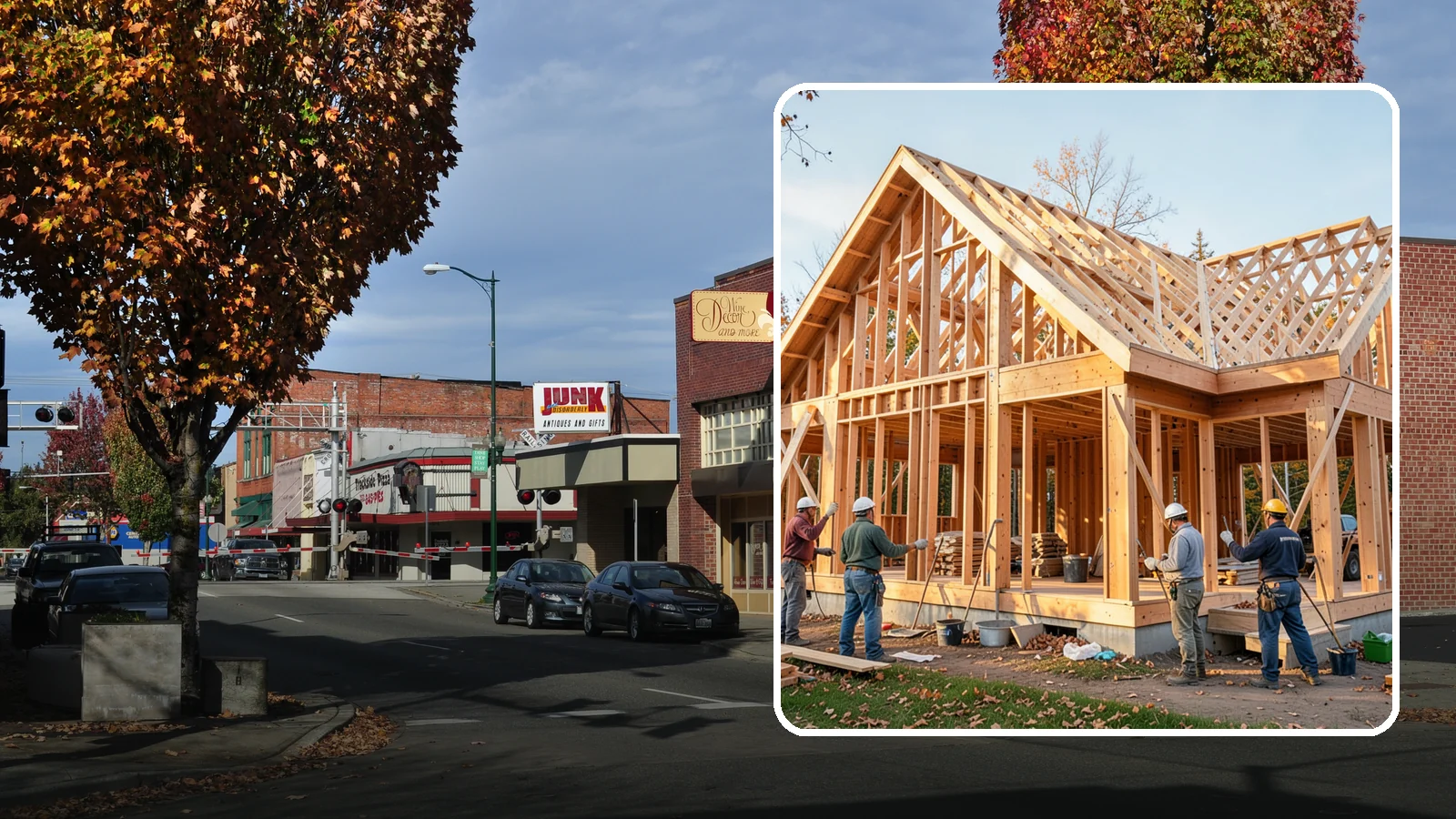 Post and Beam Framing in Puyallup, Pierce County, WA - We craft exposed post-and-beam and timber frames that carry real loads and show off the wood as a finished feature.