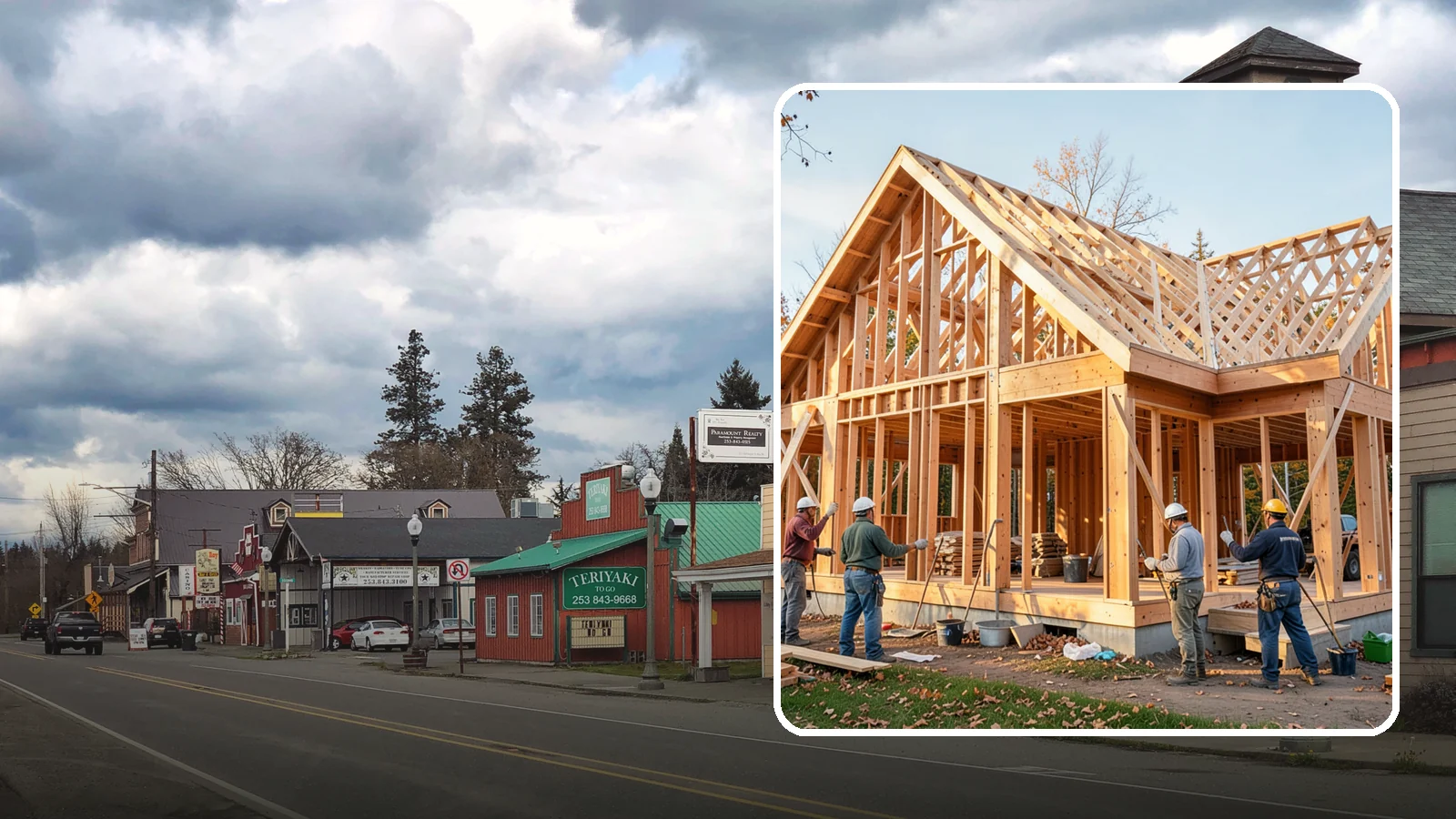 Post and Beam Framing in Roy, Pierce County, WA - We craft exposed post-and-beam and timber frames that carry real loads and show off the wood as a finished feature.