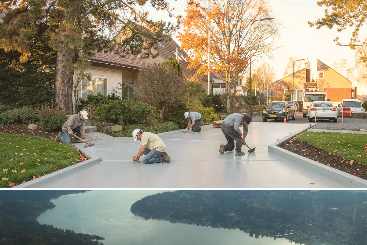 Post and Beam Framing in Sammamish, King County, WA - Milled timbers are best set during drier stretches to control moisture and finishing, though we can stage delivery to protect...