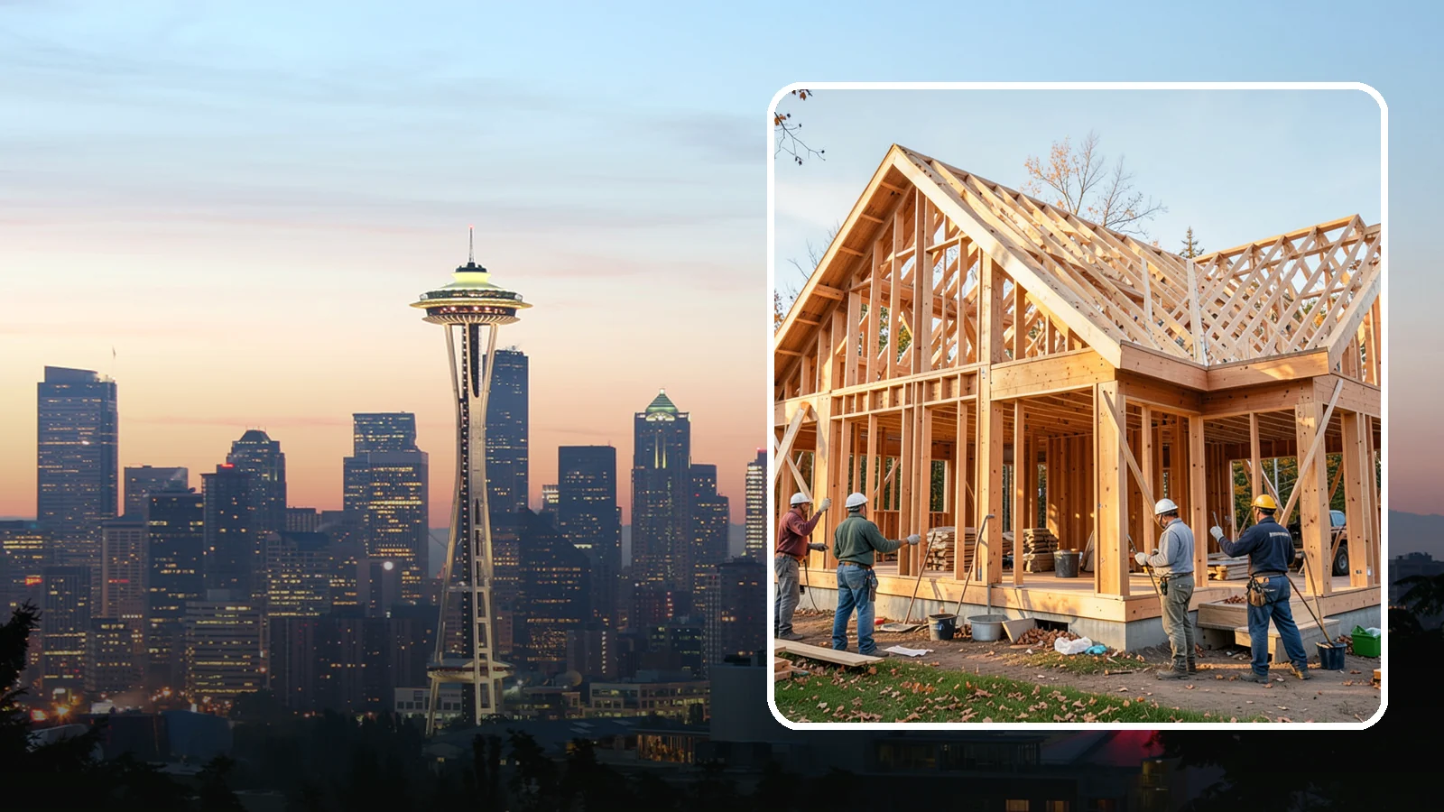 Post and Beam Framing in Seattle, King County, WA - We craft exposed post-and-beam and timber frames that carry real loads and show off the wood as a finished feature.
