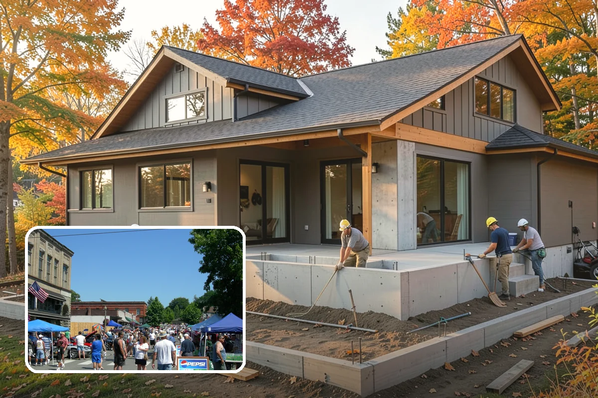 Post and Beam Framing in Snohomish, Snohomish County, WA - Open, column-free spaces created by heavy timber spans