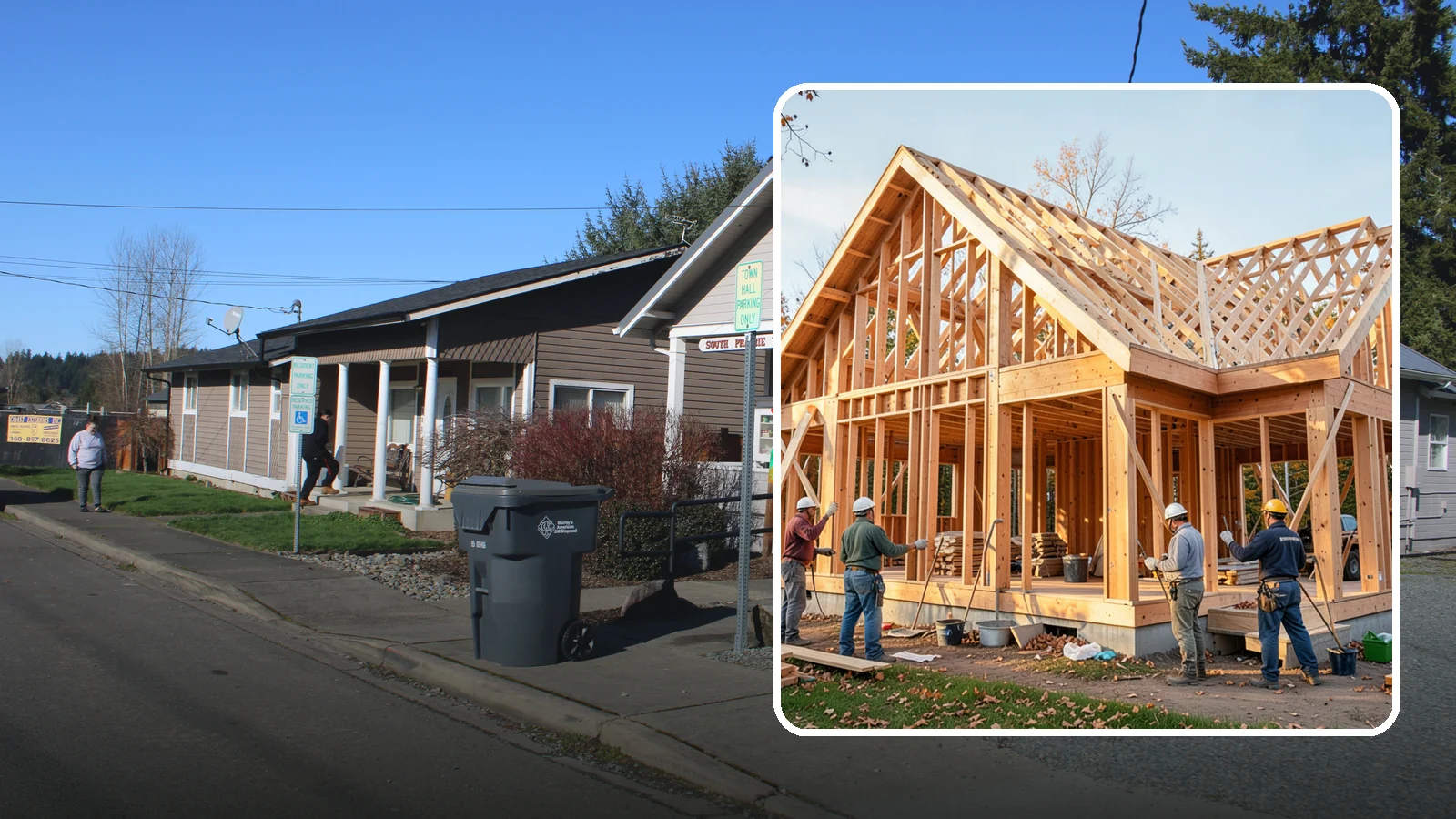 Post and Beam Framing in South Prairie, Pierce County, WA - We craft exposed post-and-beam and timber frames that carry real loads and show off the wood as a finished feature.